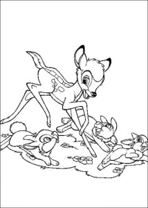 bambi-bawi się z zajaczkami