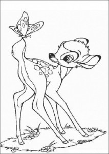 bambi i motylek
