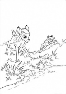 bambi i żaby