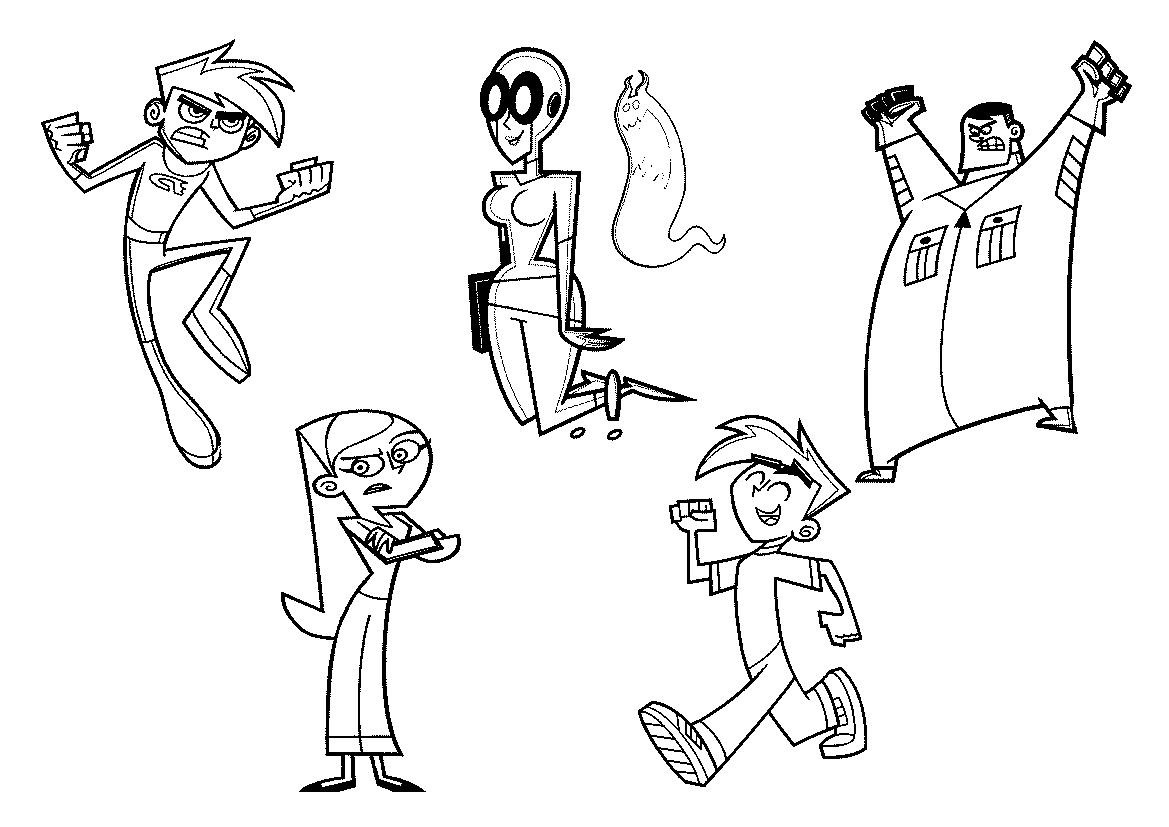 kolorowanka Danny Phantom