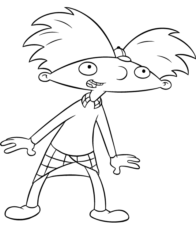kolorowanka Hej Arnold!