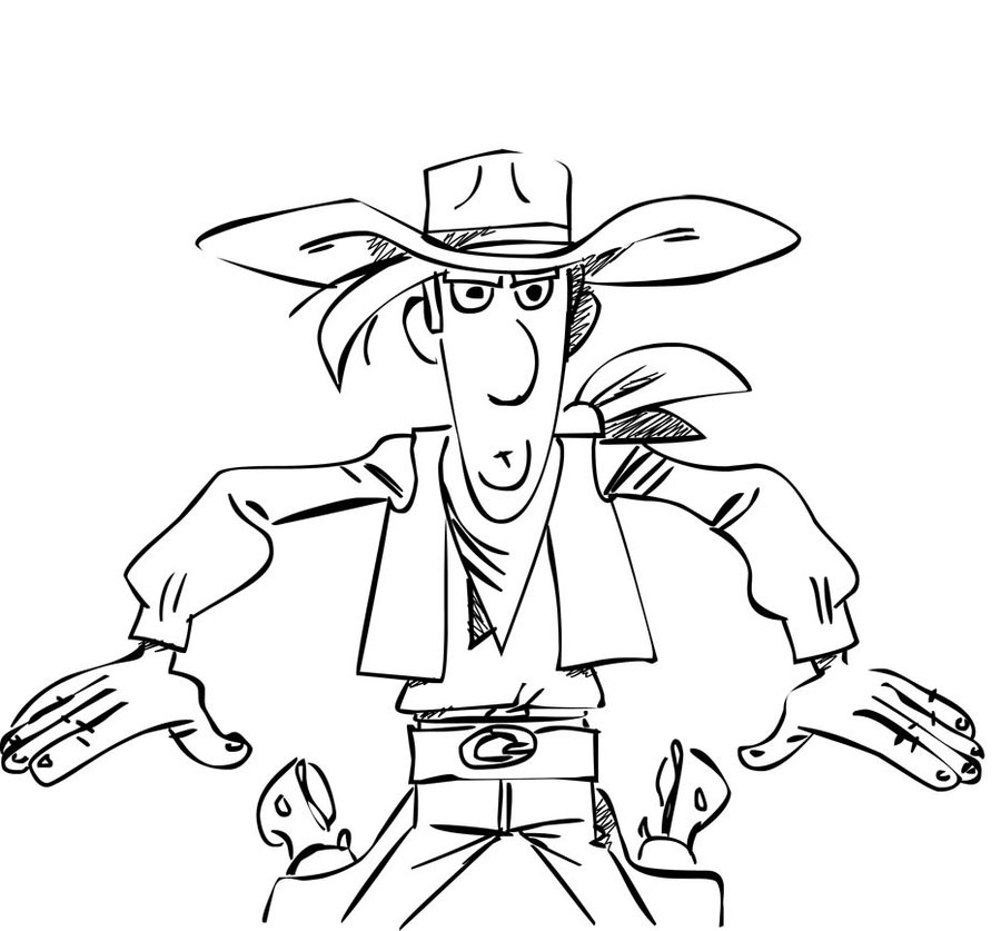 lucky luke dla chłopców do druku
